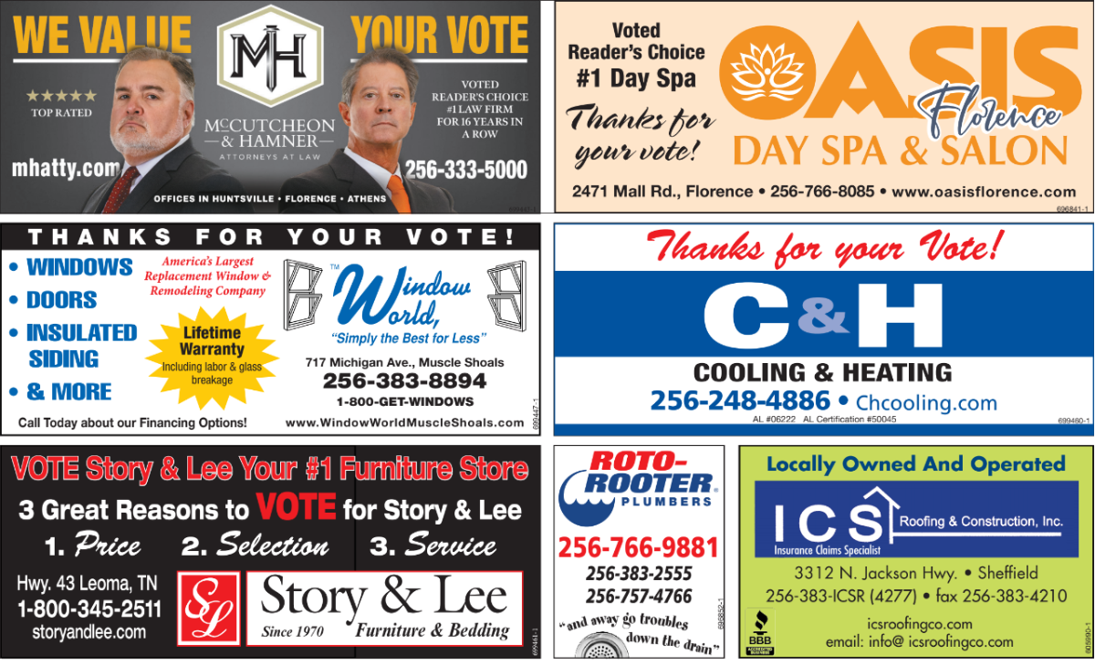 TimesDaily: Readers Choice